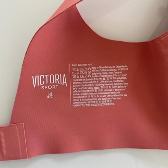 Victoria Sport by Victoria’s Secret | Coral High Impact Angel Max Sports Bra 38B - Picture 12 of 12